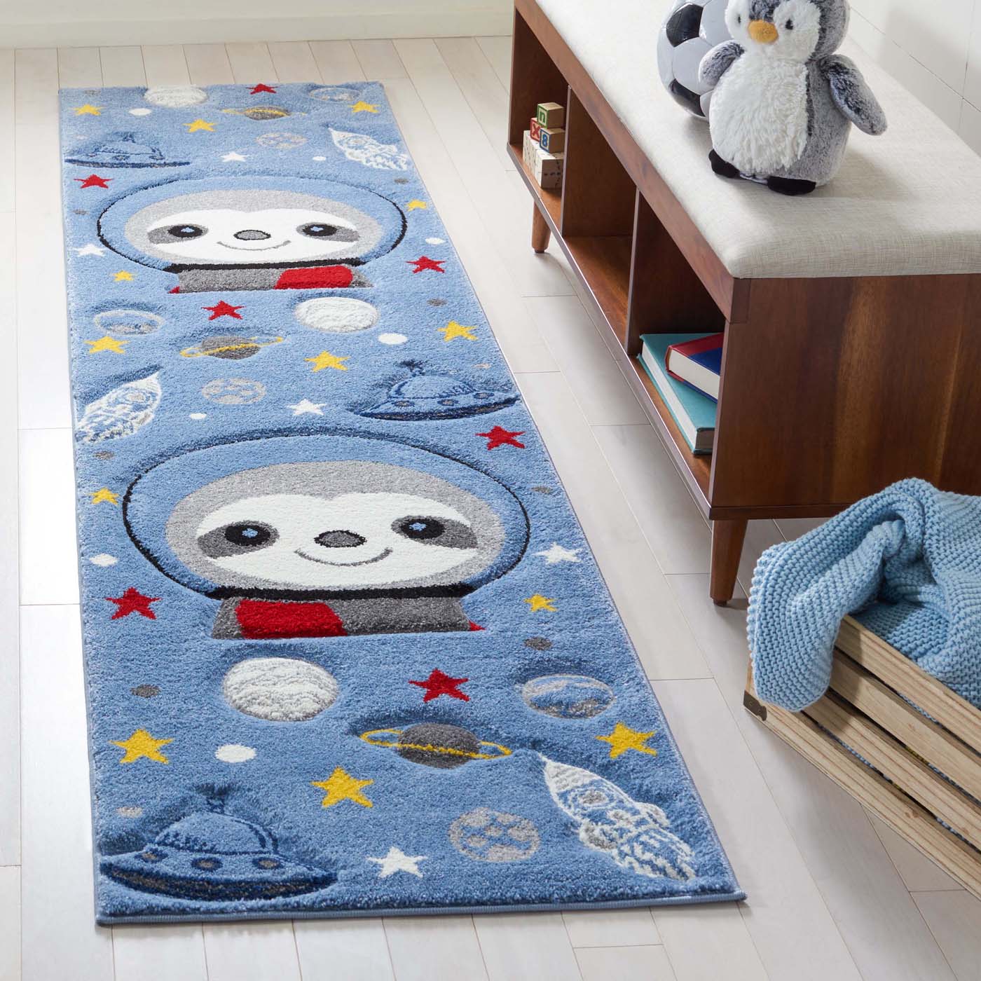 Safavieh Carousel Kids 140 Rug, CRK140 - Blue / Grey