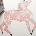 Safavieh Carousel Kids 163 Rug, CRK163 - Ivory / Pink