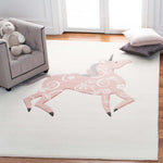 Safavieh Carousel Kids 163 Rug, CRK163 - Ivory / Pink