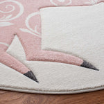 Safavieh Carousel Kids 163 Rug, CRK163 - Ivory / Pink