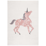 Safavieh Carousel Kids 163 Rug, CRK163 - Ivory / Pink