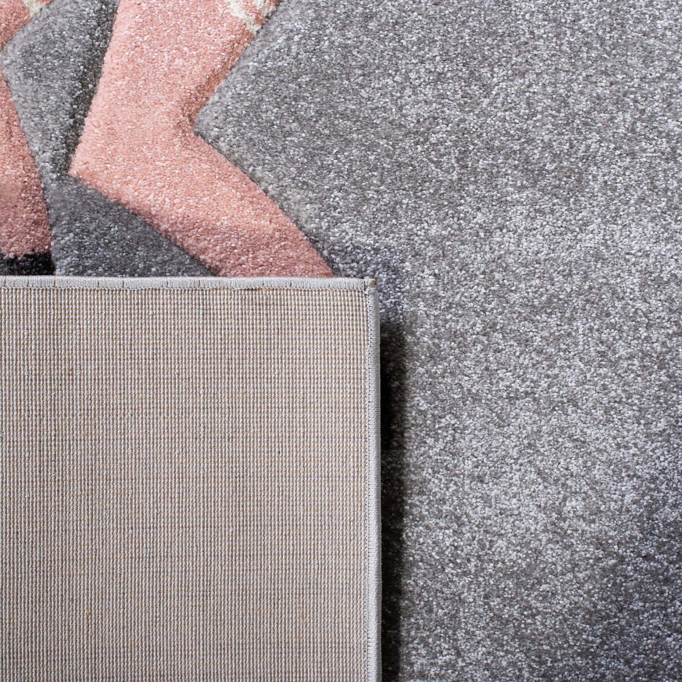 Safavieh Carousel Kids 163 Rug, CRK163 - Grey / Pink