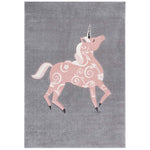 Safavieh Carousel Kids 163 Rug, CRK163 - Grey / Pink