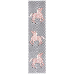 Safavieh Carousel Kids 163 Rug, CRK163 - Grey/Ivory / Pink