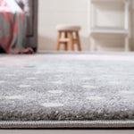 Safavieh Carousel Kids 163 Rug, CRK163 - Grey/Ivory / Pink