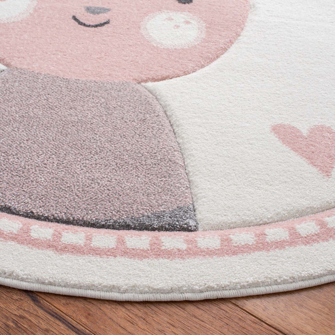 Safavieh Carousel Kids 166 Rug, CRK166 - Ivory / Pink