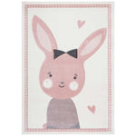 Safavieh Carousel Kids 166 Rug, CRK166 - Ivory / Pink