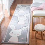 Safavieh Carousel Kids 166 Rug, CRK166 - Grey / Ivory