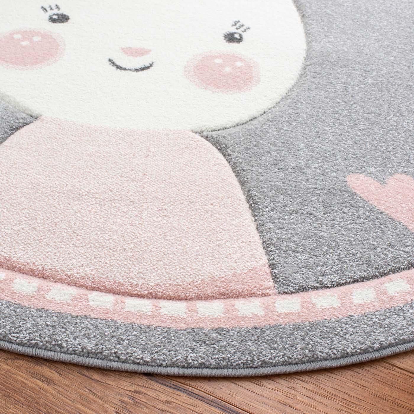 Safavieh Carousel Kids 166 Rug, CRK166 - Grey / Ivory