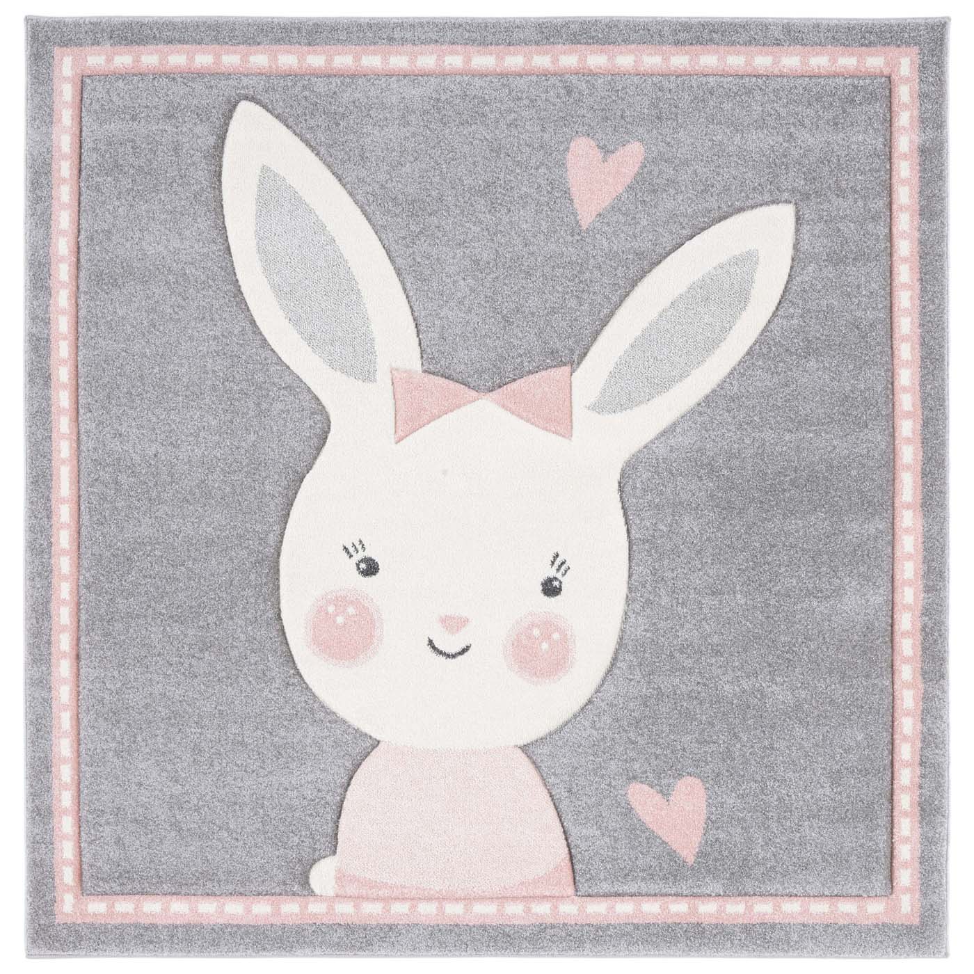 Safavieh Carousel Kids 166 Rug, CRK166 - Grey / Ivory