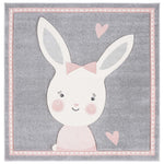 Safavieh Carousel Kids 166 Rug, CRK166 - Grey / Ivory