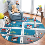 Safavieh Carousel Kids 192 Rug, CRK192 - Turquoise / Ivory