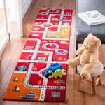 Safavieh Carousel Kids 192 Rug, CRK192 - Red / Ivory