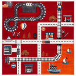 Safavieh Carousel Kids 192 Rug, CRK192 - Red / Ivory