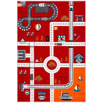 Safavieh Carousel Kids 192 Rug, CRK192 - Red / Ivory