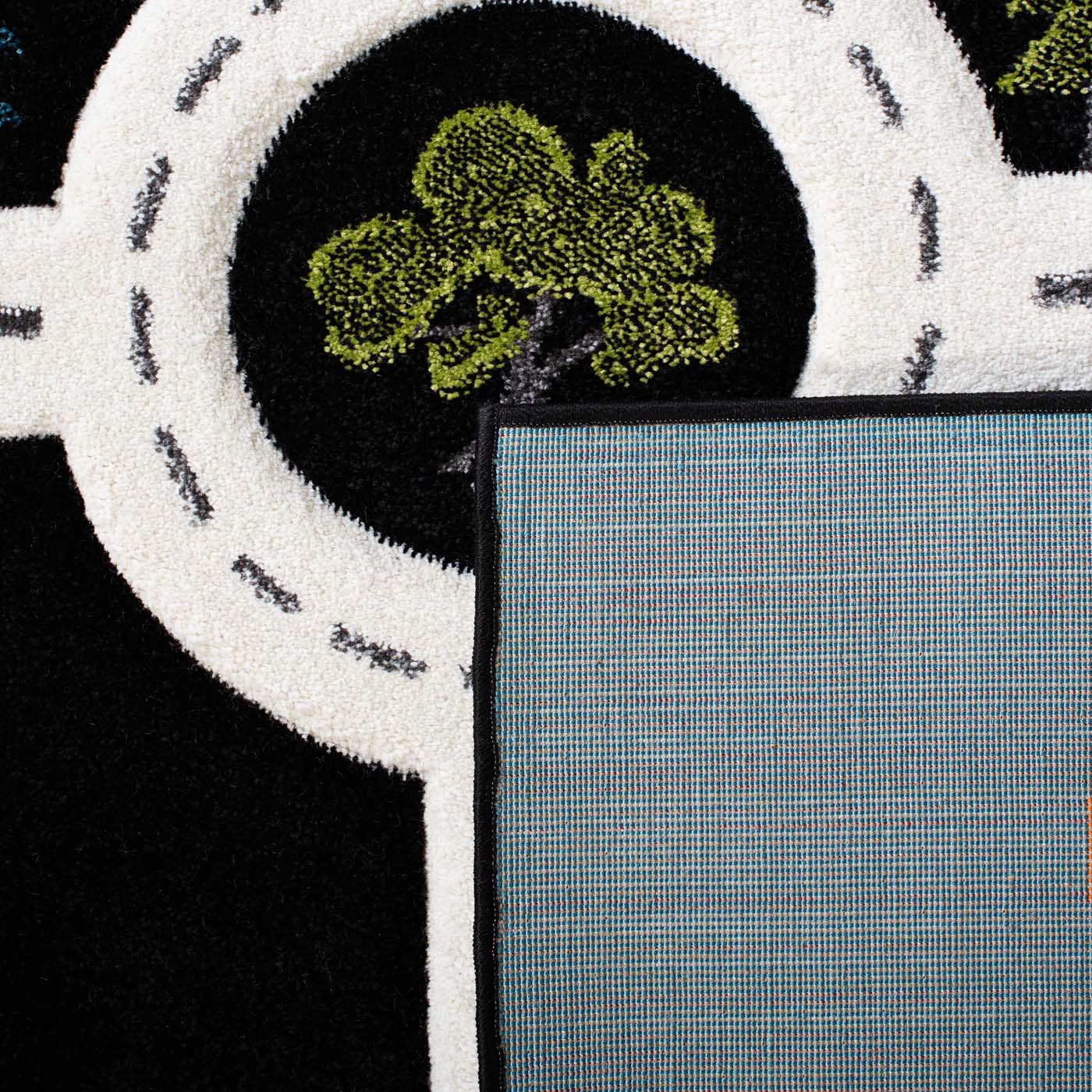 Safavieh Carousel Kids 192 Rug, CRK192 - Black / Ivory