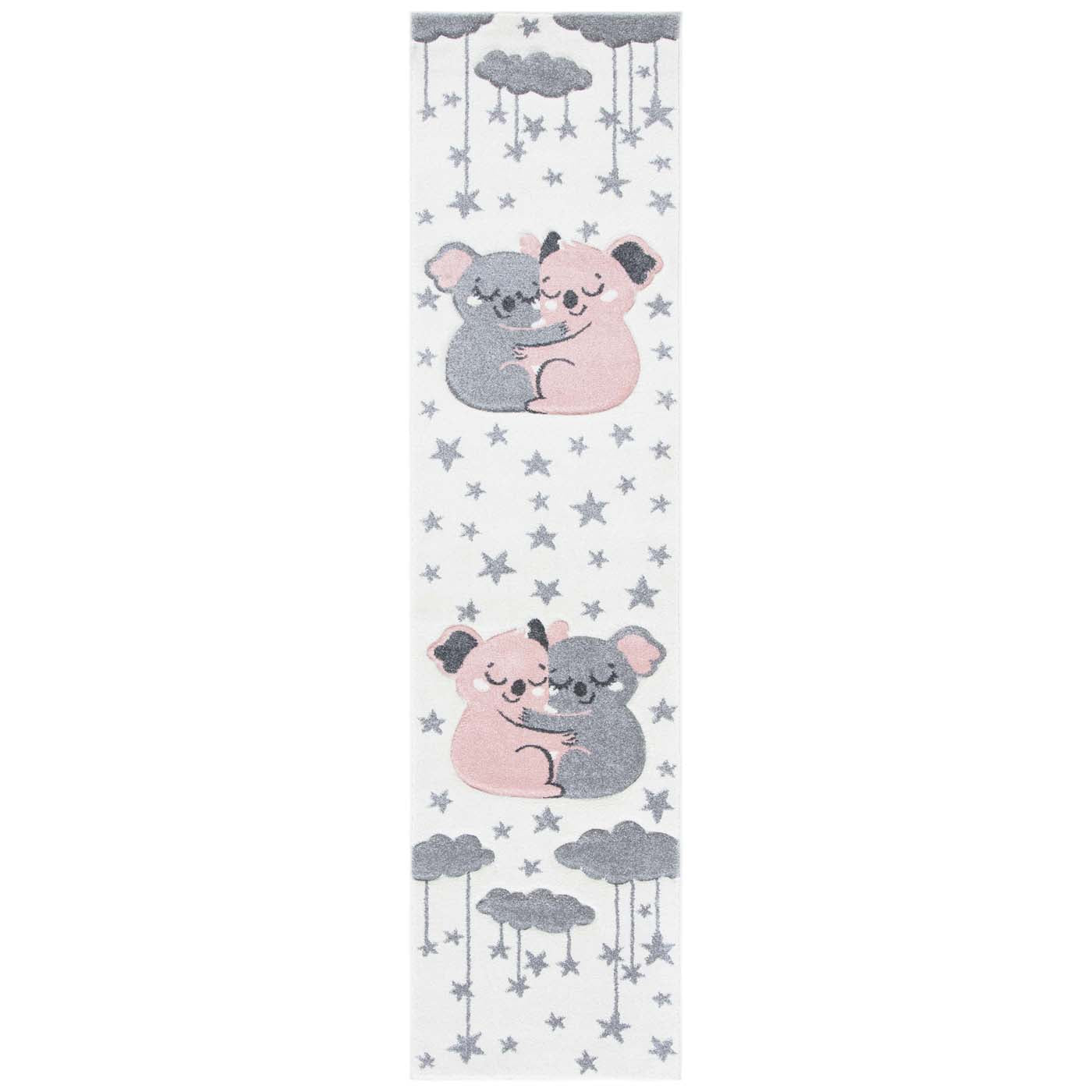 Safavieh Carousel Kids 195 Rug, CRK195 - Ivory / Pink