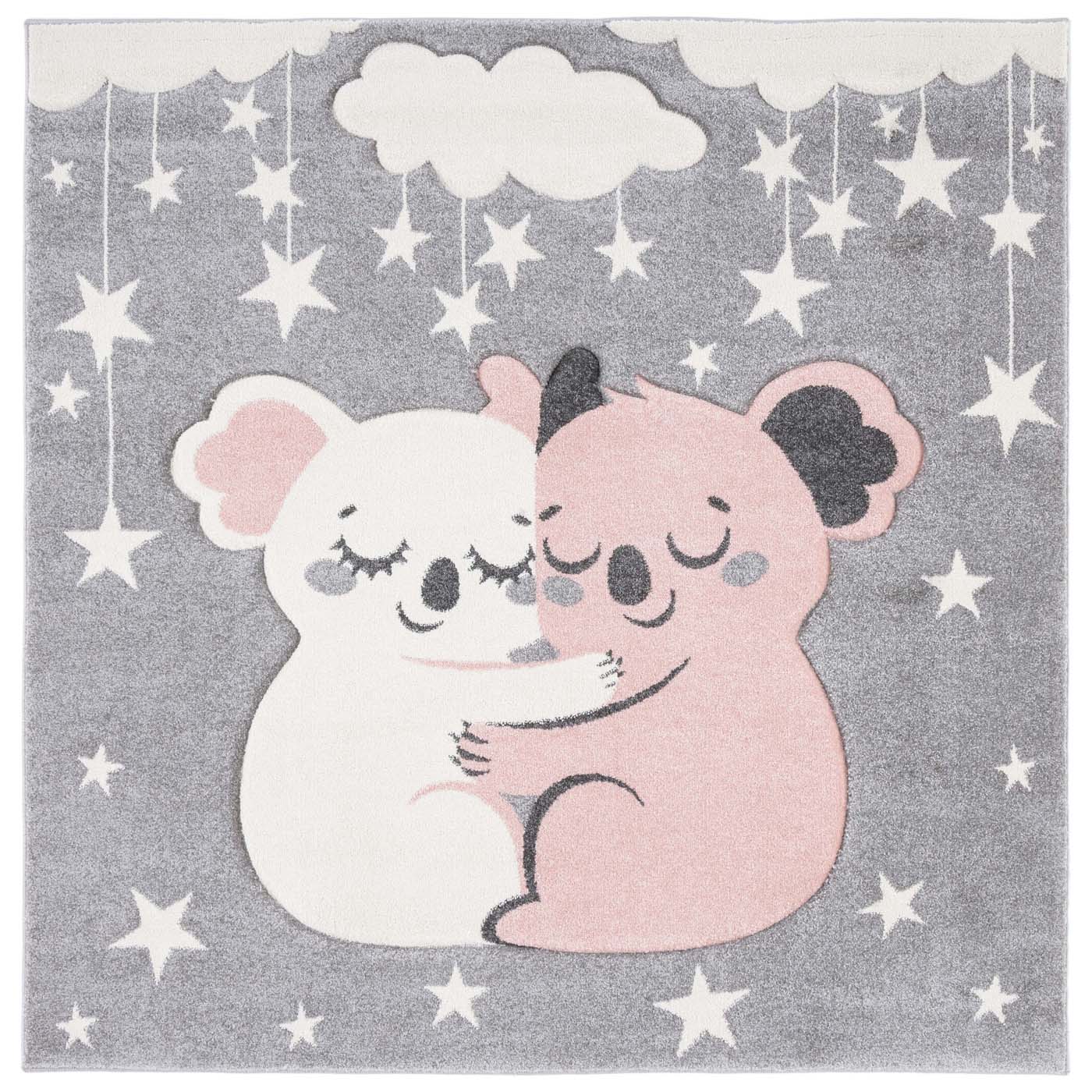 Safavieh Carousel Kids 195 Rug, CRK195 - Grey / Ivory