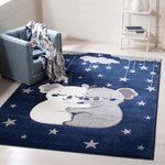 Safavieh Carousel Kids 195 Rug, CRK195 - Navy / Grey