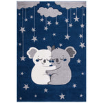 Safavieh Carousel Kids 195 Rug, CRK195 - Navy / Grey