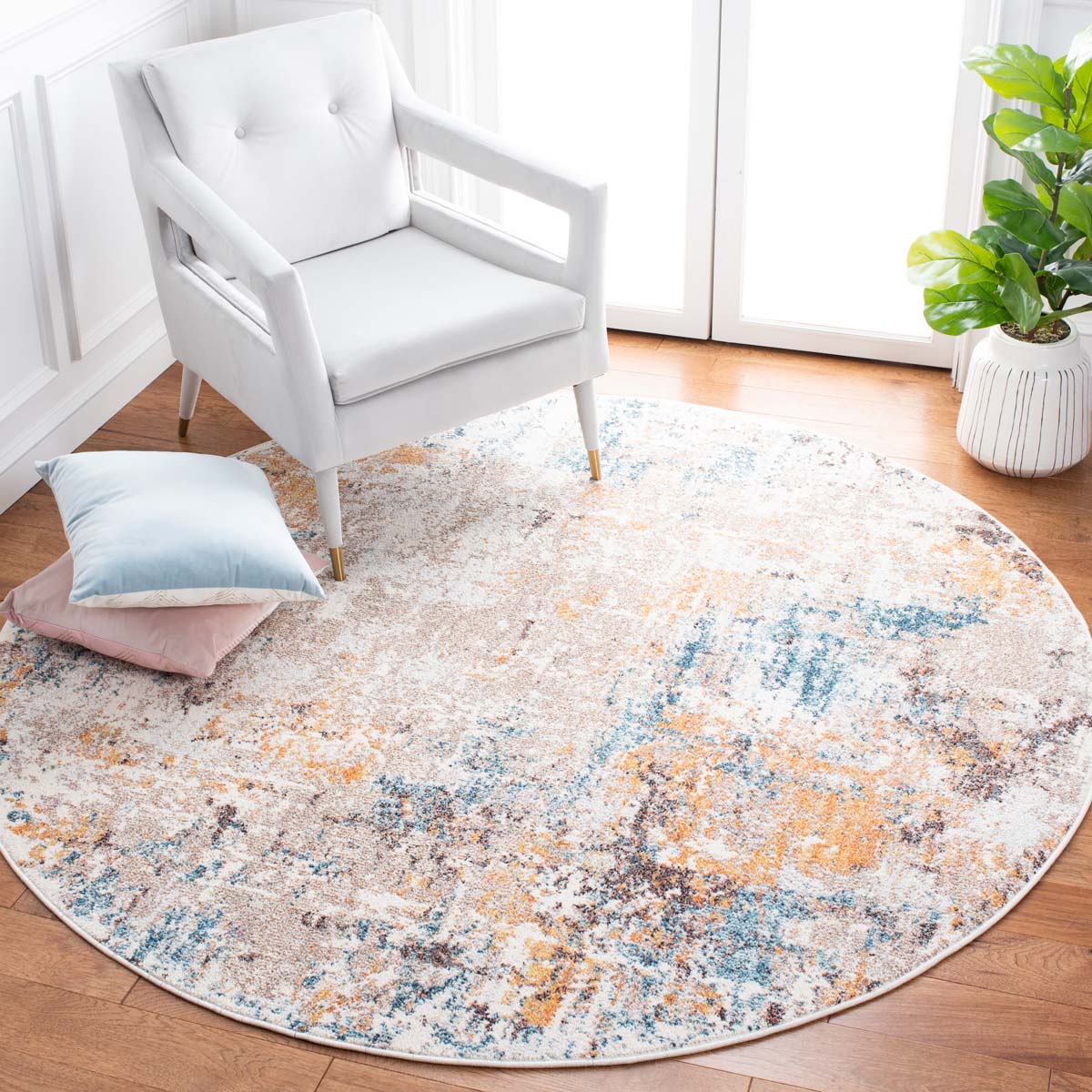 Safavieh Crystal 319 Rug, CRS319 - Ivory / Yellow