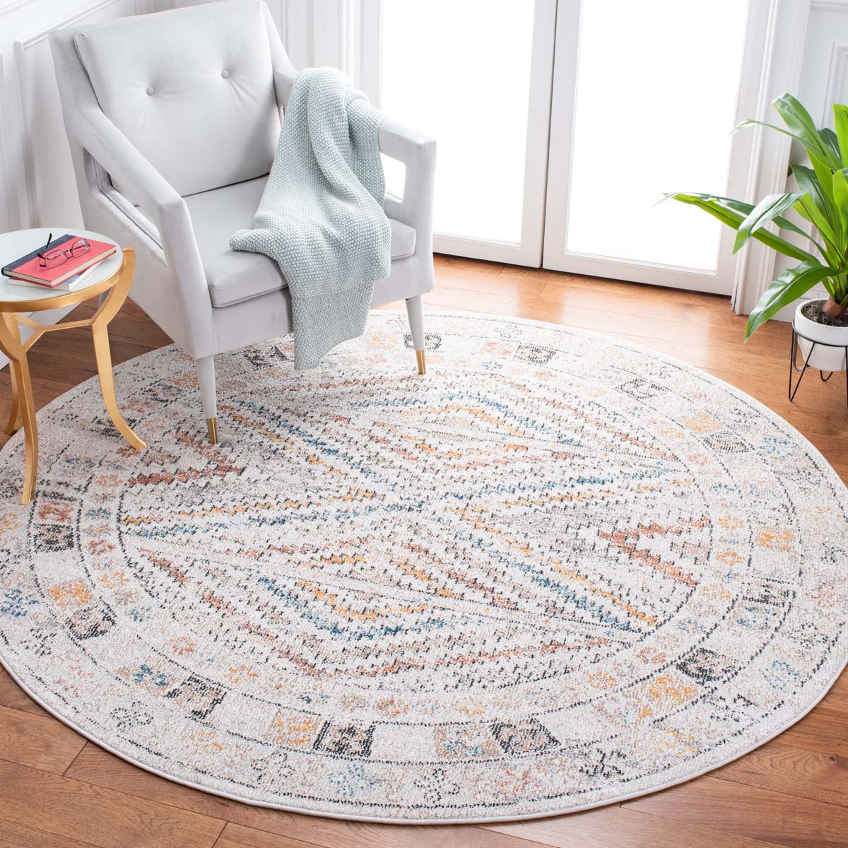 Safavieh Crystal 321 Rug, CRS321 - Ivory / Grey