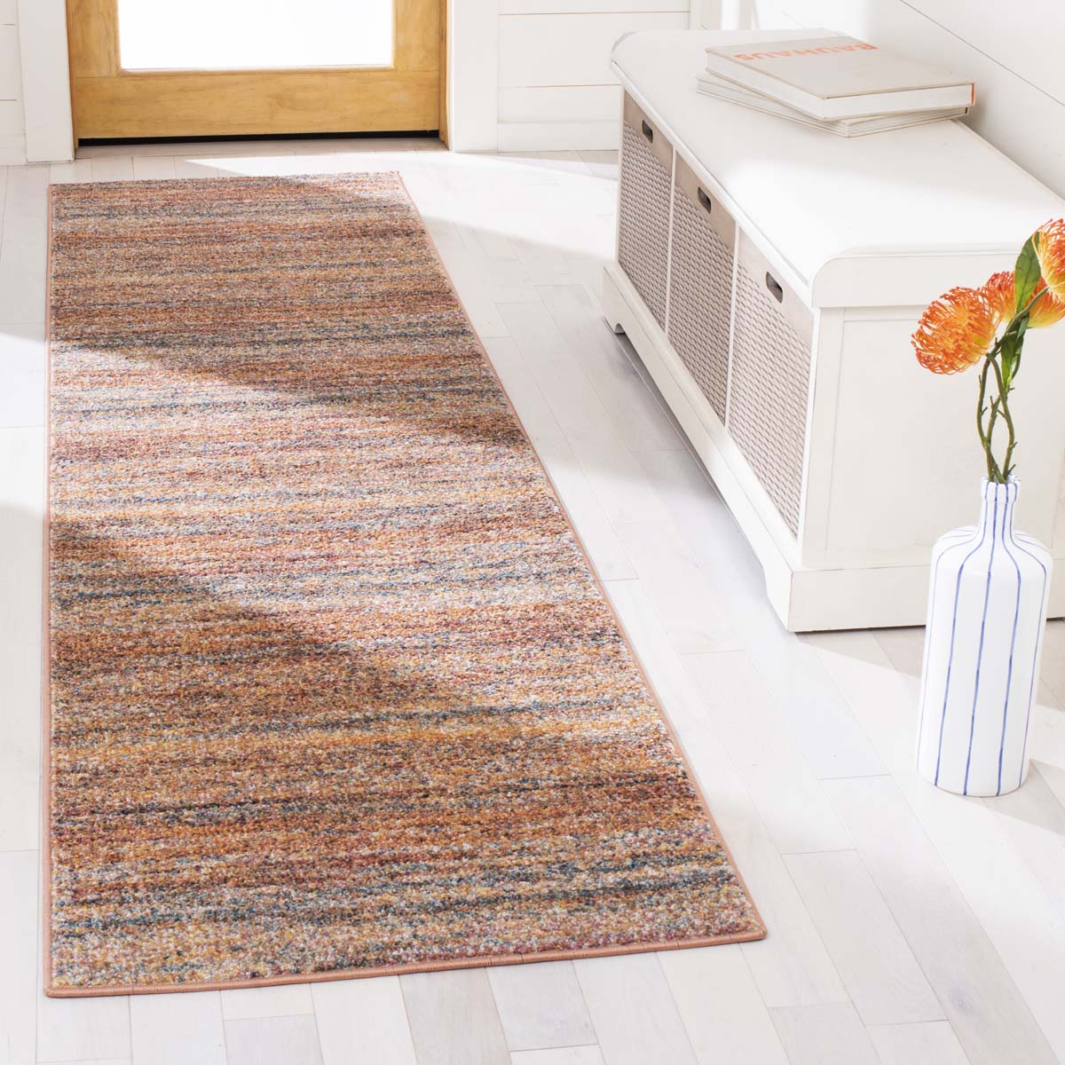 Safavieh Crystal 331 Rug, CRS331 - Rust / Blue