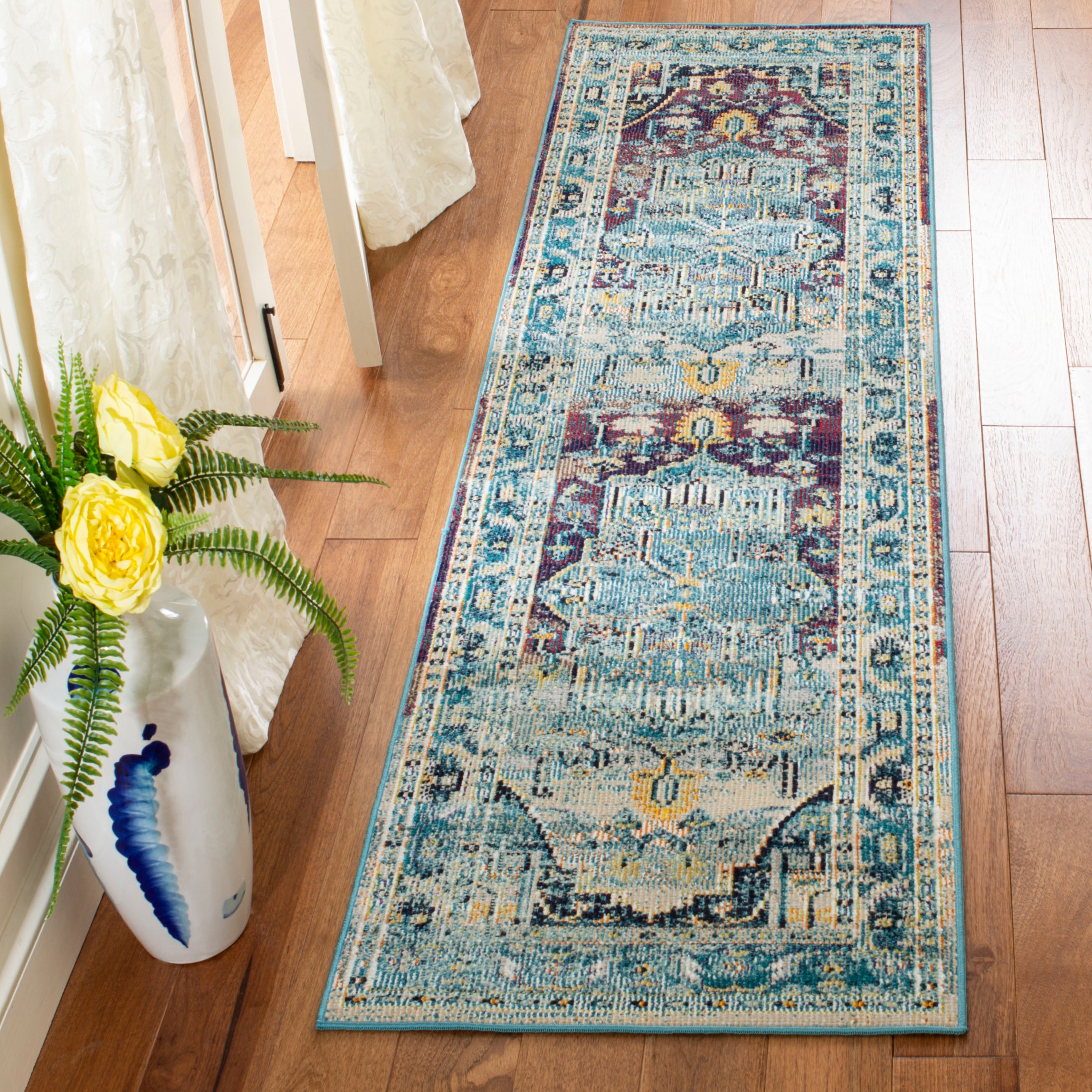 Safavieh Crystal 503 Rug, CRS503 - Teal / Purple
