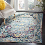 Safavieh Crystal 503 Rug, CRS503 - Teal / Purple