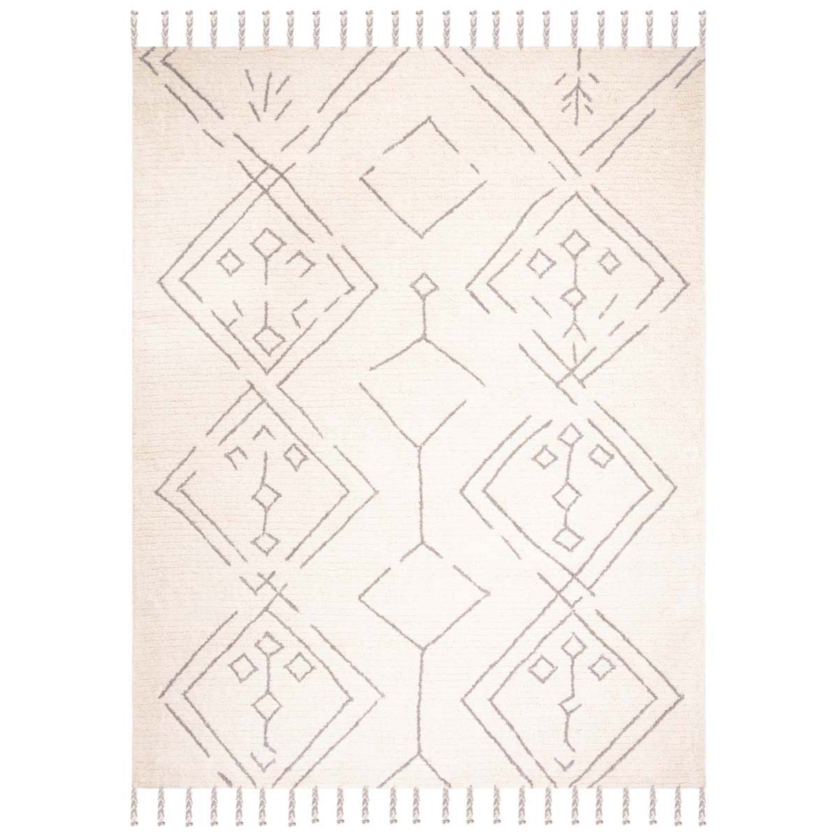 Safavieh Casablanca 201 Rug, CSB201 - Ivory / Silver