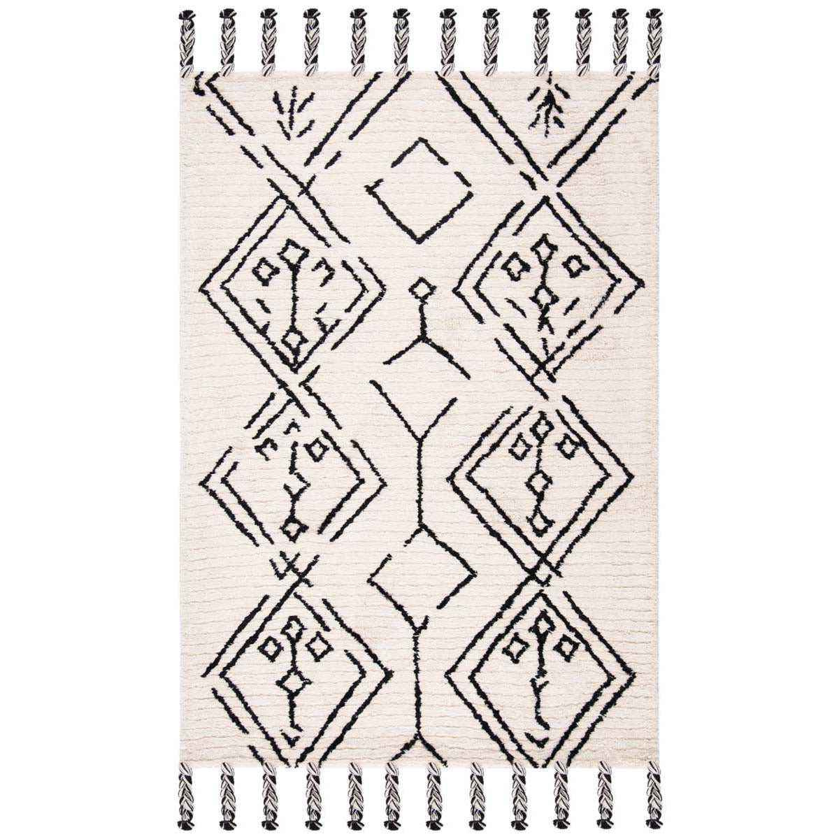 Safavieh Casablanca 201 Rug, CSB201 - Ivory / Black