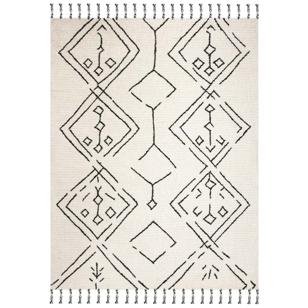 Safavieh Casablanca 201 Rug, CSB201 - Ivory / Black