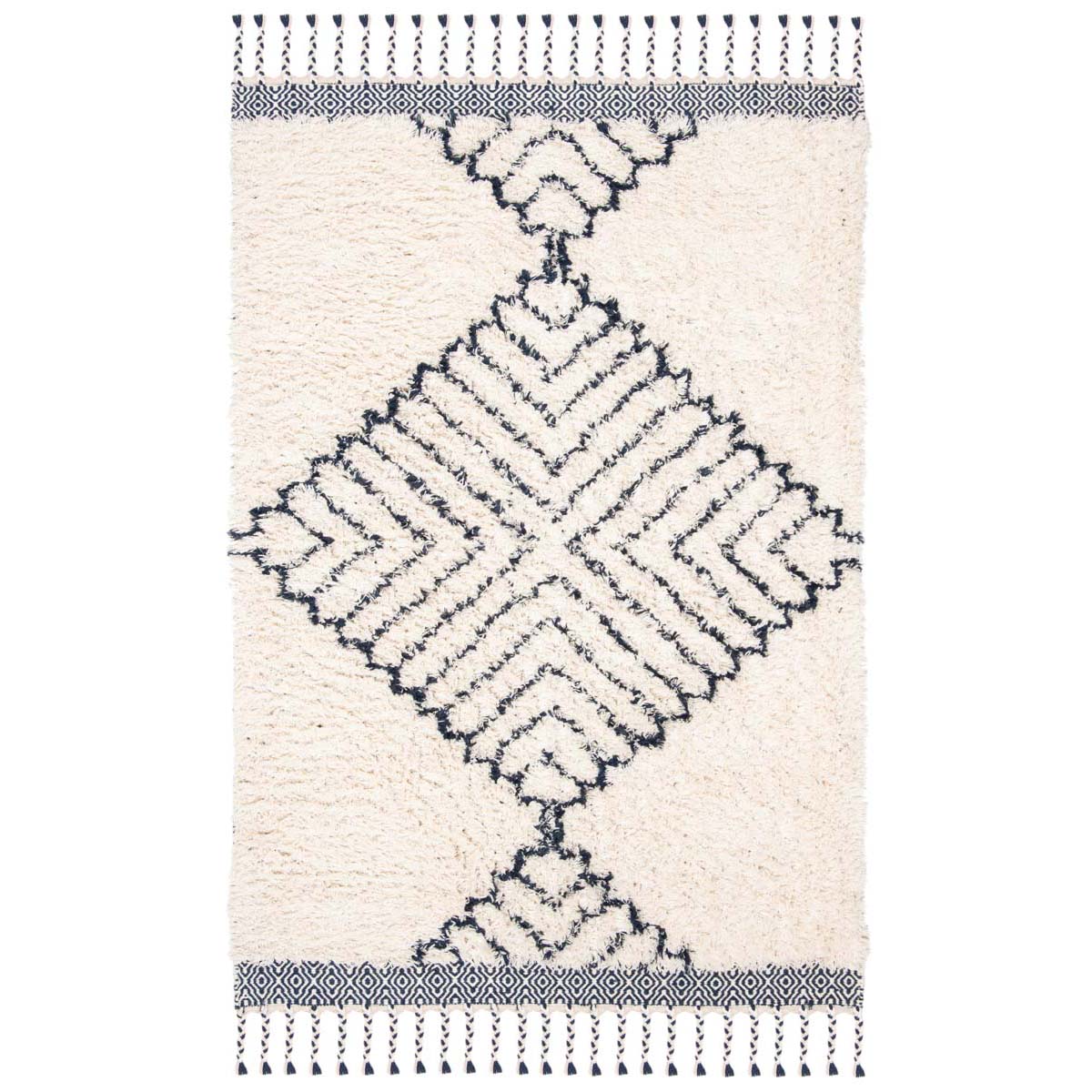 Safavieh Casablanca 251 Rug, CSB251 - Ivory / Navy