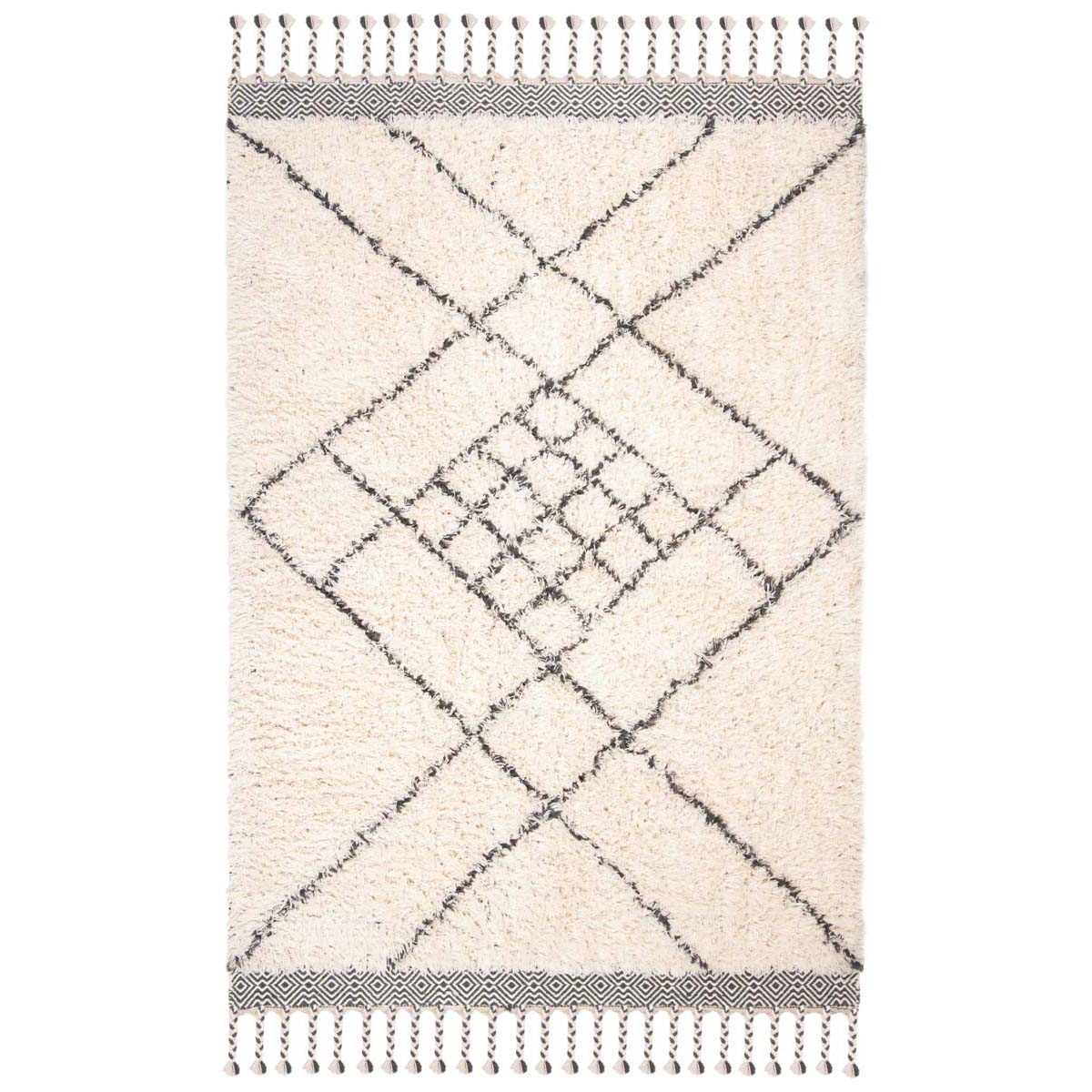 Safavieh Casablanca 254 Rug, CSB254 - Ivory / Charcoal