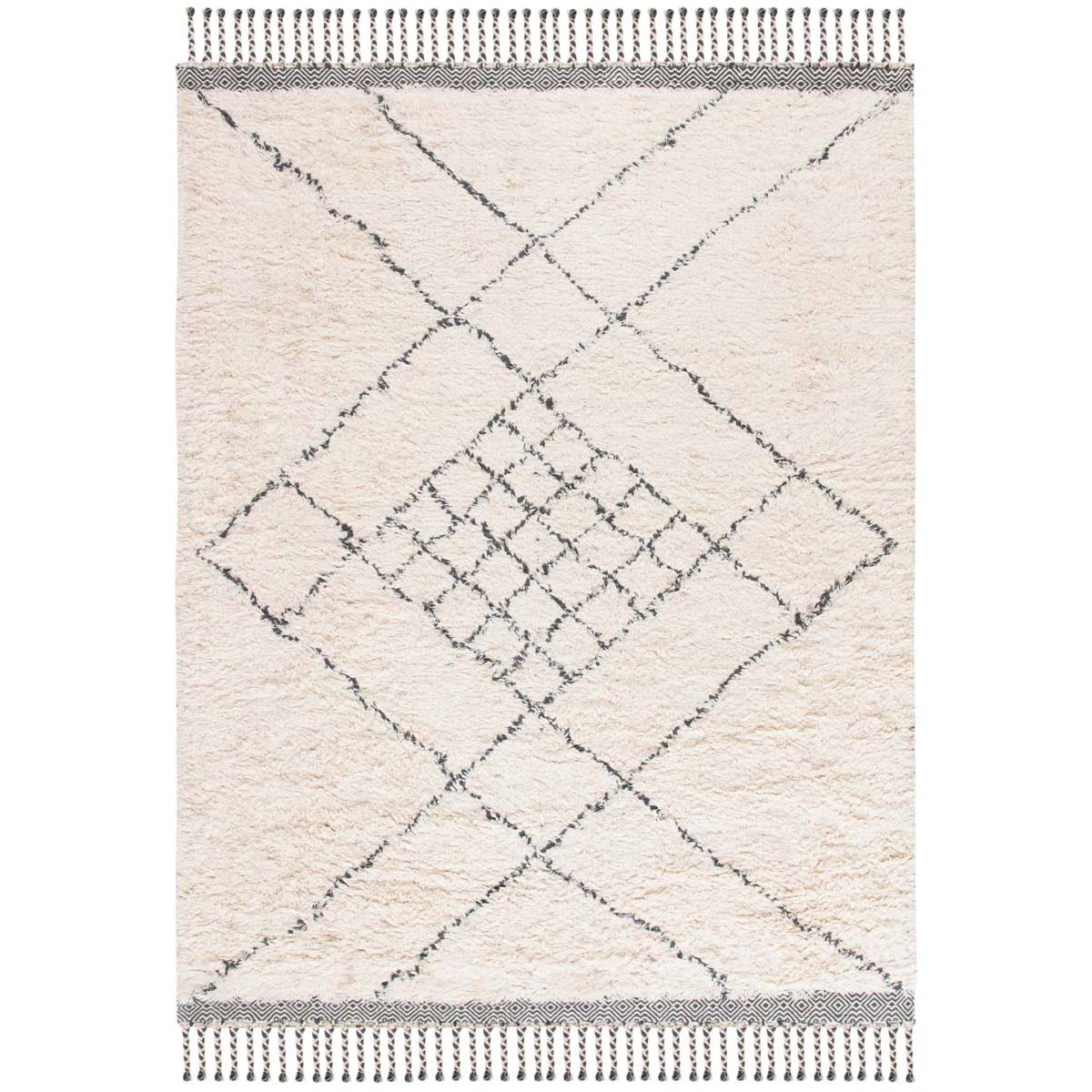 Safavieh Casablanca 254 Rug, CSB254 - Ivory / Charcoal