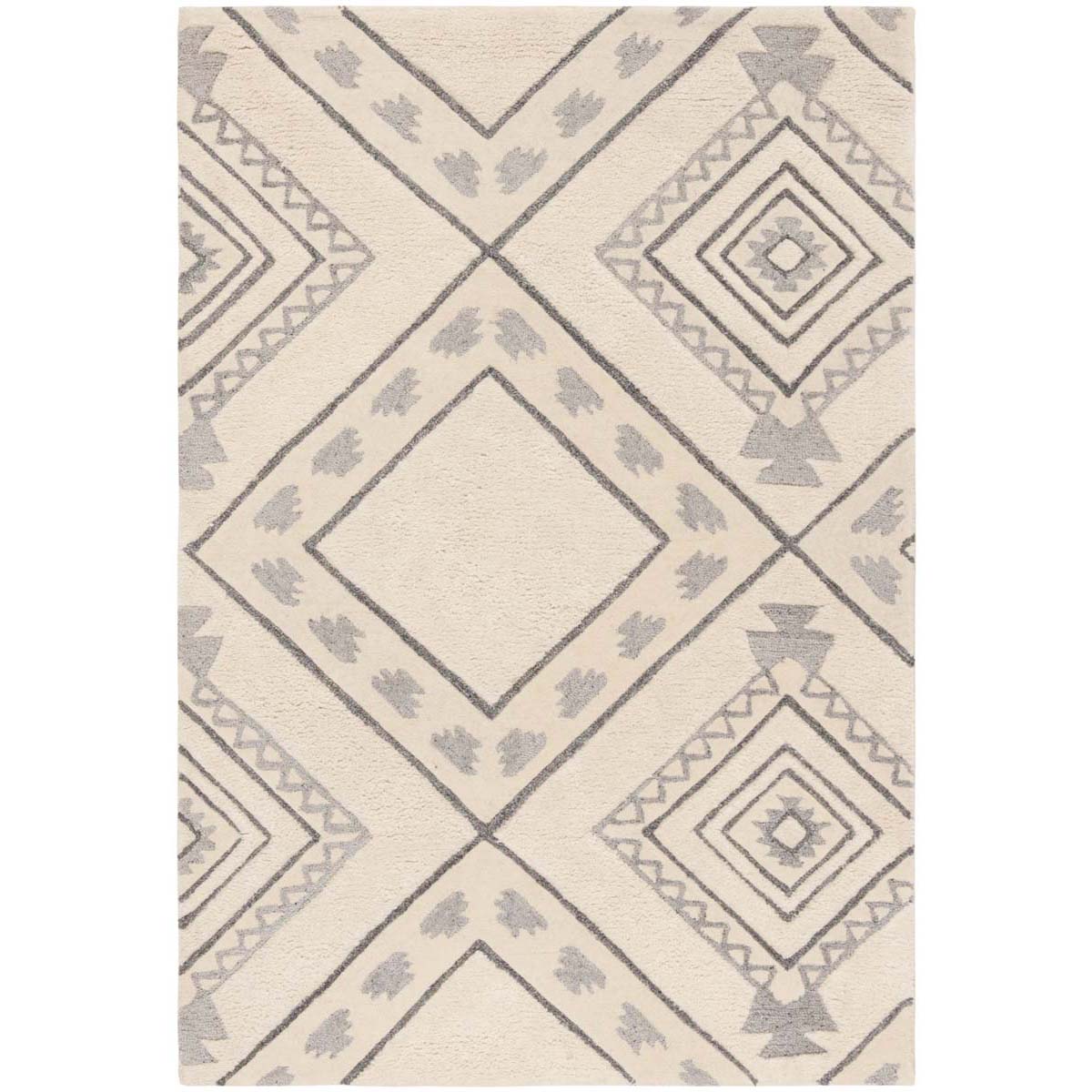 Safavieh Casablanca 302 Rug, CSB302 - Ivory / Grey