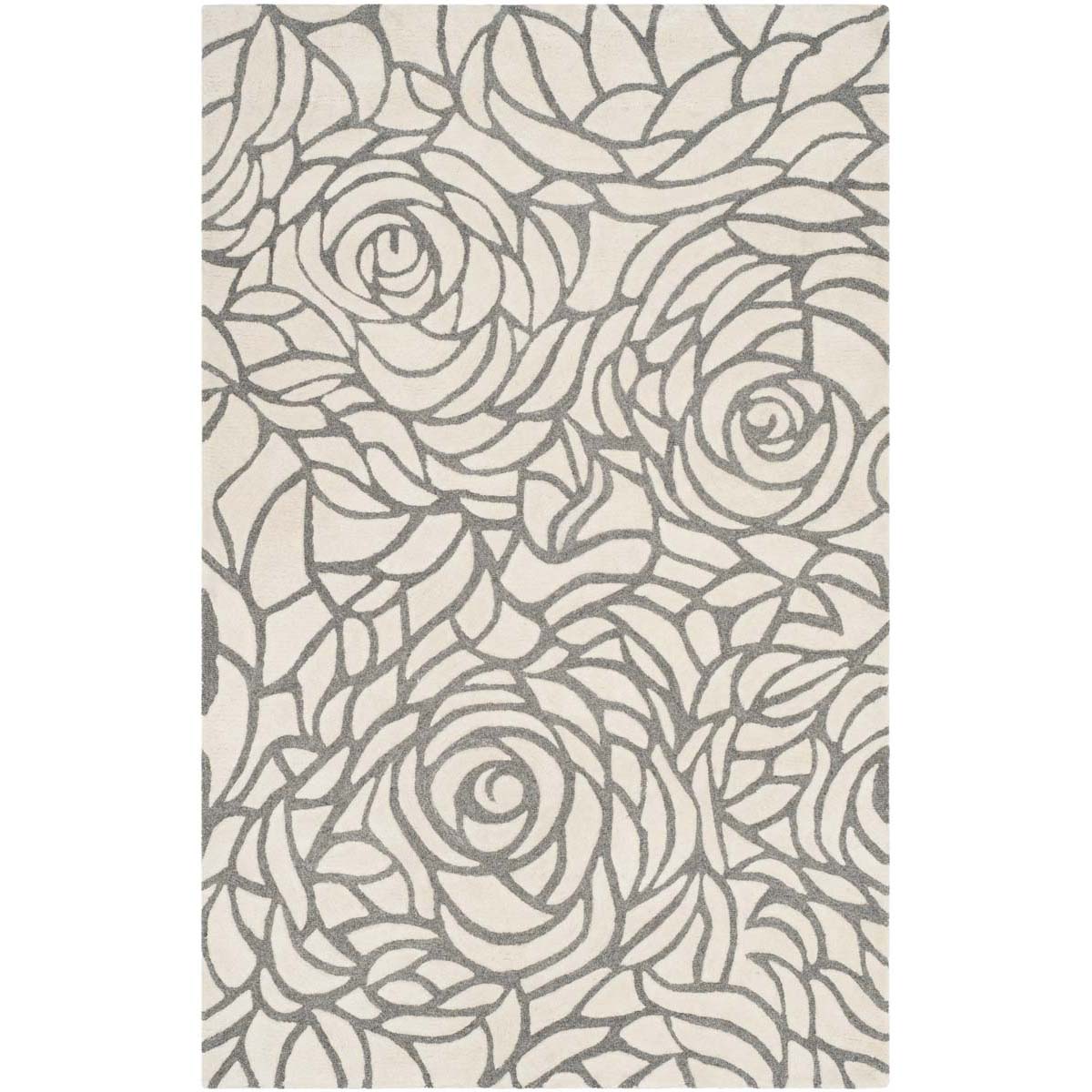 Safavieh Casablanca 304 Rug, CSB304 - Ivory / Grey
