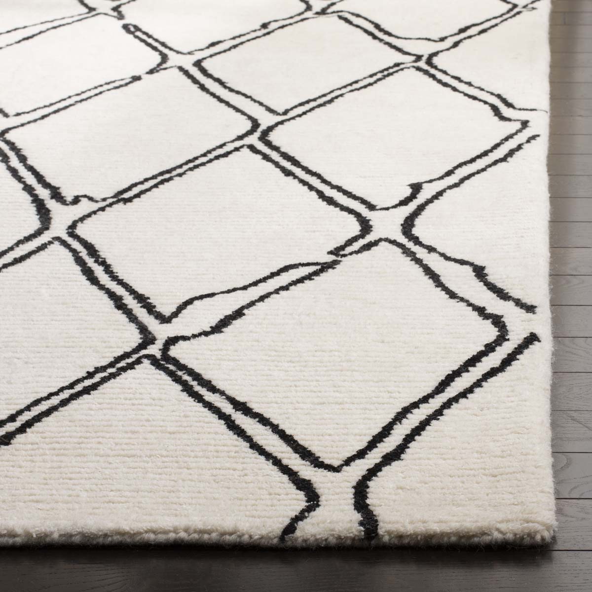 Safavieh Casablanca 350 Rug, CSB350 - Ivory / Black