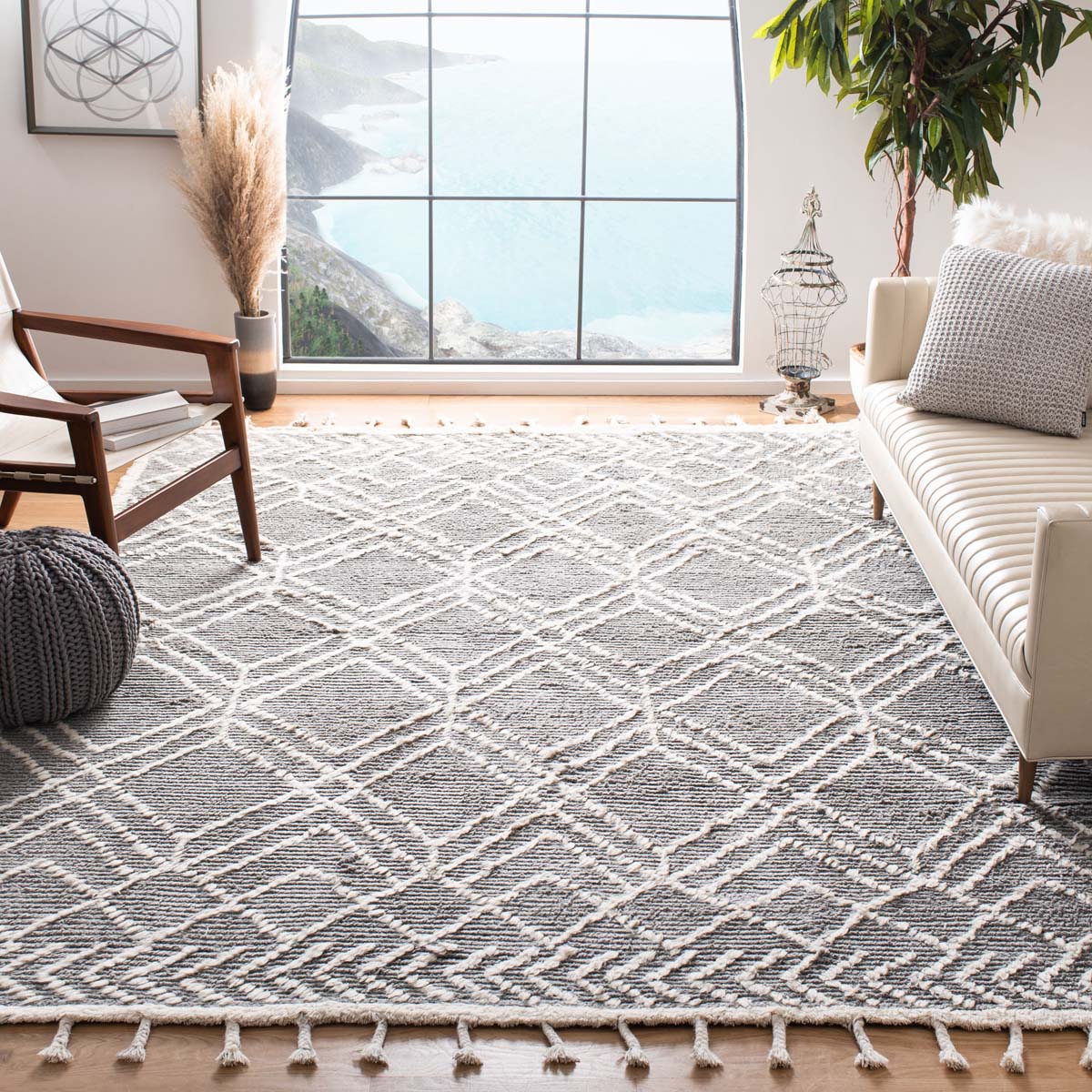 Safavieh Casablanca 478 Rug, CSB478 - Grey / Ivory