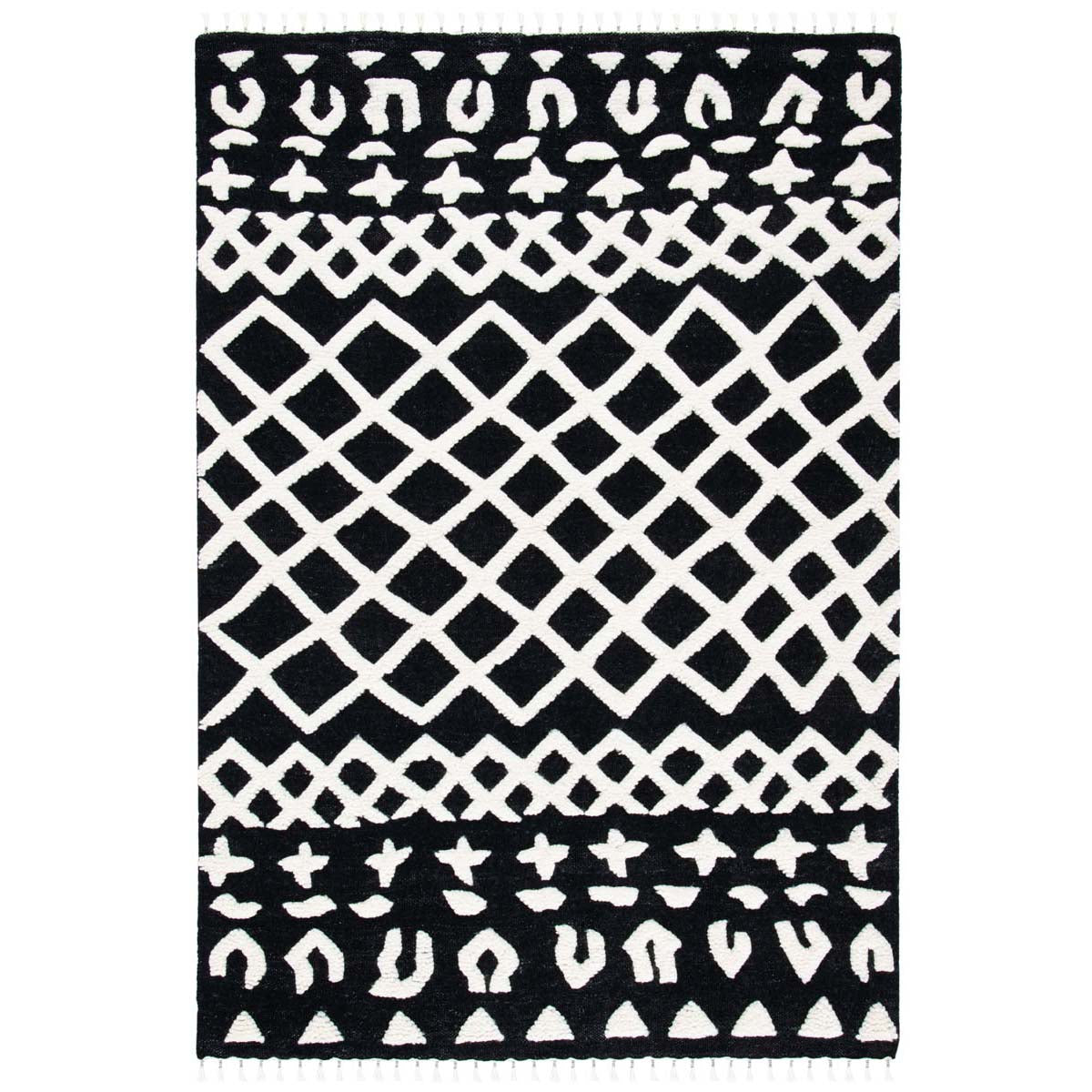 Safavieh Casablanca 524 Rug, CSB524 - Black / Ivory