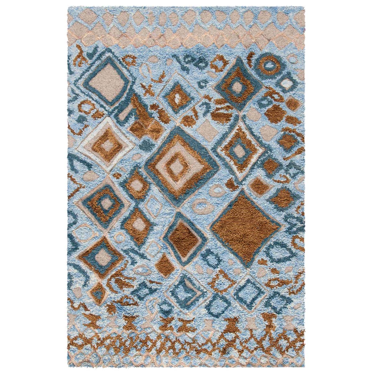 Safavieh Casablanca Shag 618 Rug, CSB618 - Grey / Gold