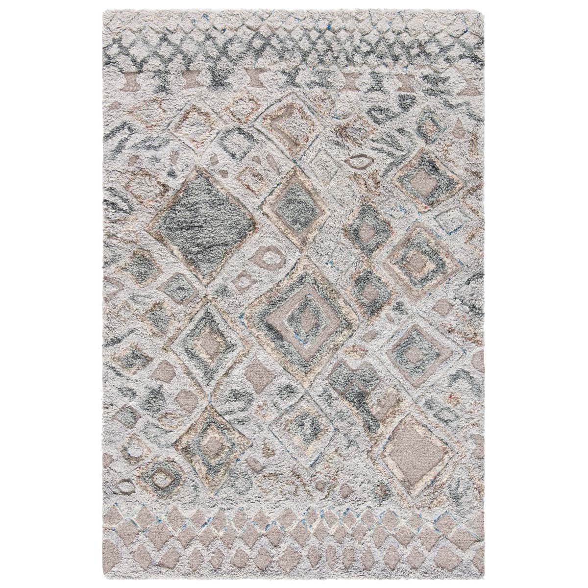 Safavieh Casablanca Shag 618 Rug, CSB618 - Grey / Olive