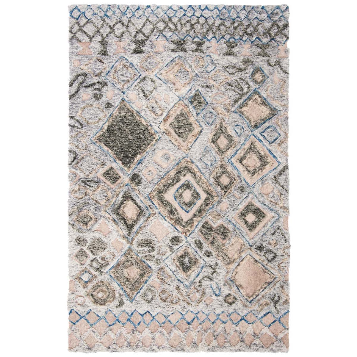 Safavieh Casablanca Shag 618 Rug, CSB618 - Grey / Olive