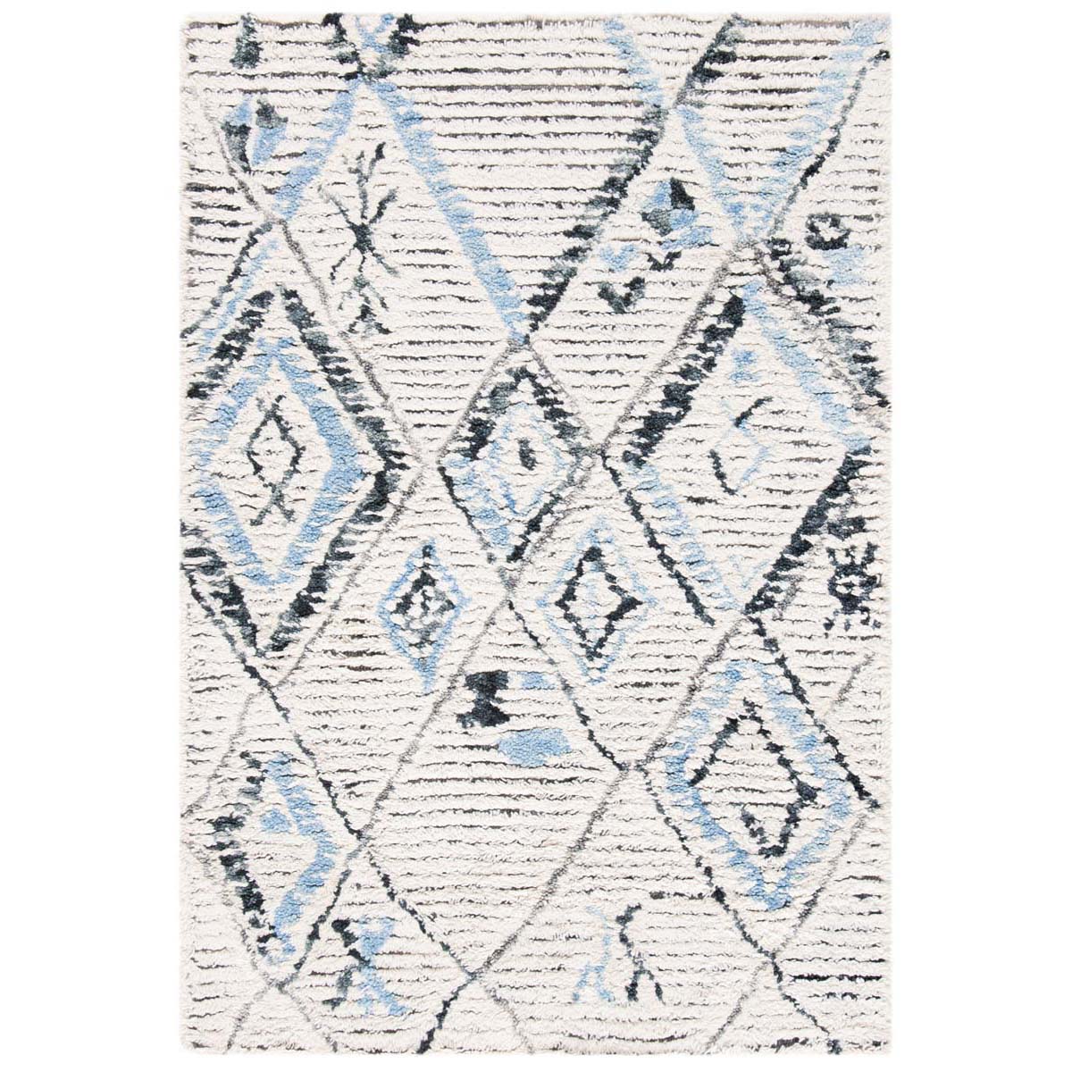 Safavieh Casablanca Shag 637 Rug, CSB637 - Grey / Ivory