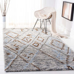 Safavieh Casablanca Shag 637 Rug, CSB637 - Grey / Blue