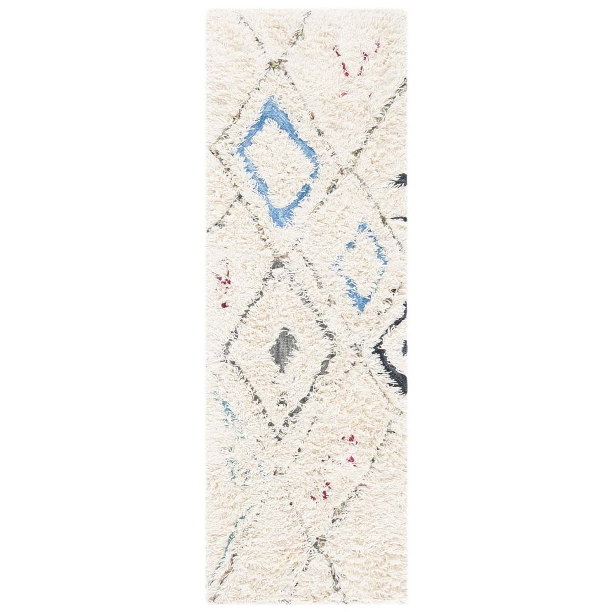 Safavieh Casablanca Shag 637 Rug, CSB637 - Ivory / Charcoal
