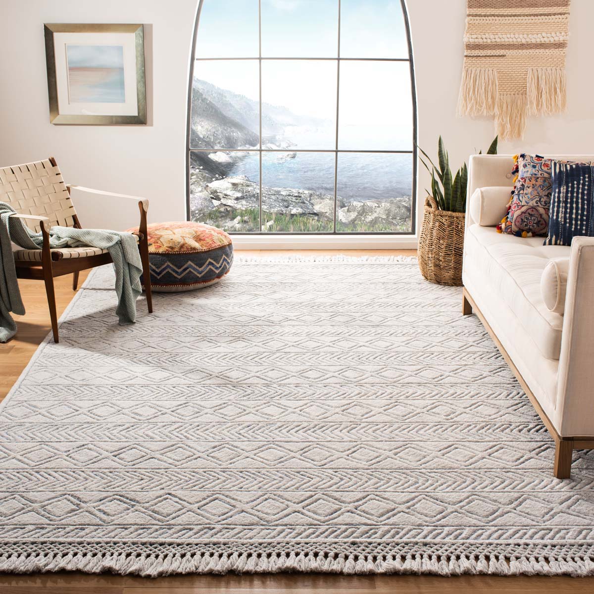Safavieh Casablanca 661 Rug, CSB661 - Ivory / Blue
