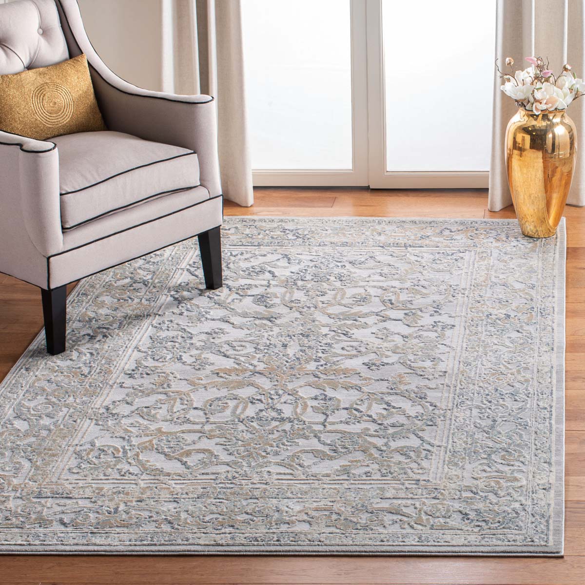 Safavieh Cosmopolitan 600 687 Rug, CSM687 - Cream / Grey