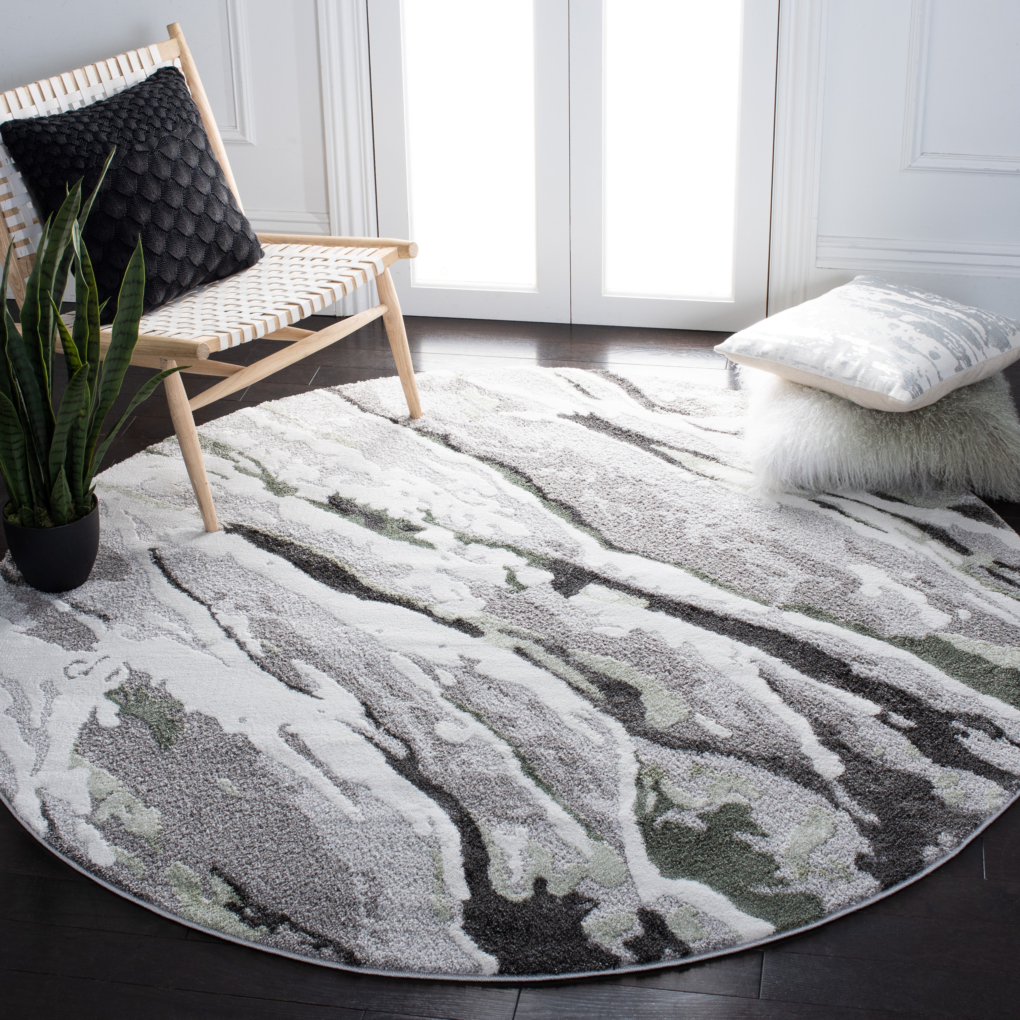 Safavieh Century 324 Rug, CTY324 - Grey / Green