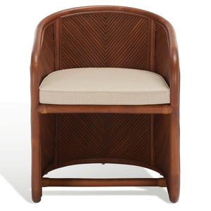 Safavieh Couture Barnette Rattan Pole Accent Chair, CWK2005